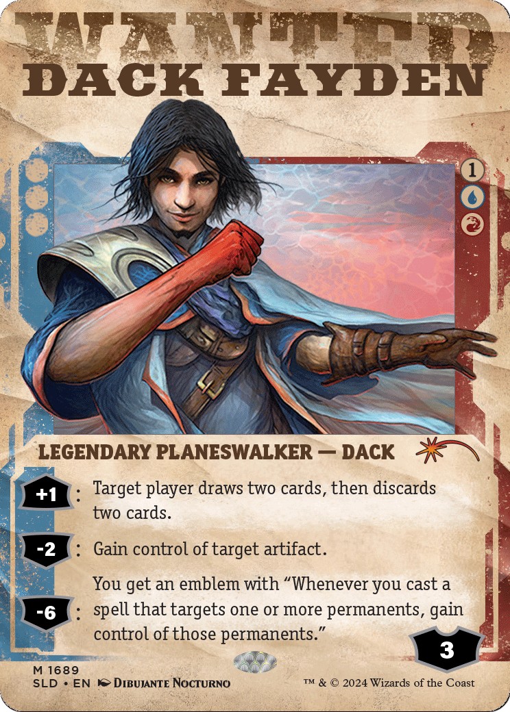 2024 Magic: The Gathering Secret Lair Drop 2024 Magic: The Gathering Secret Lair Drop #1689 trading card
