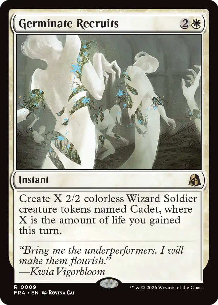 Germinate Recruits (Rare · Normal)