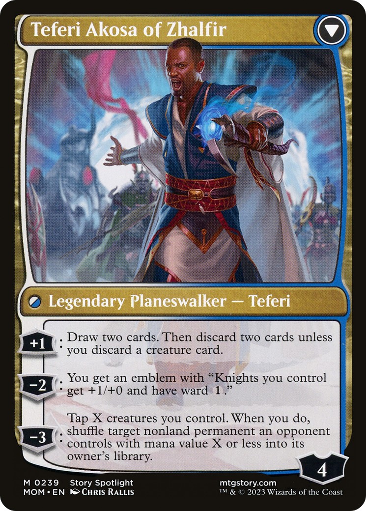 Invasion of New Phyrexia // Teferi Akosa of Zhalfir thumbnail 2