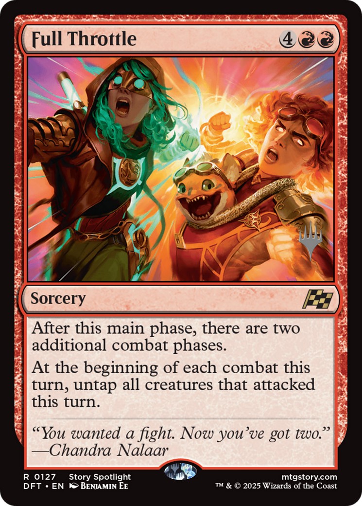 2025 Magic: The Gathering Aetherdrift Promos 2025 Magic: The Gathering Aetherdrift Promos #127p trading card