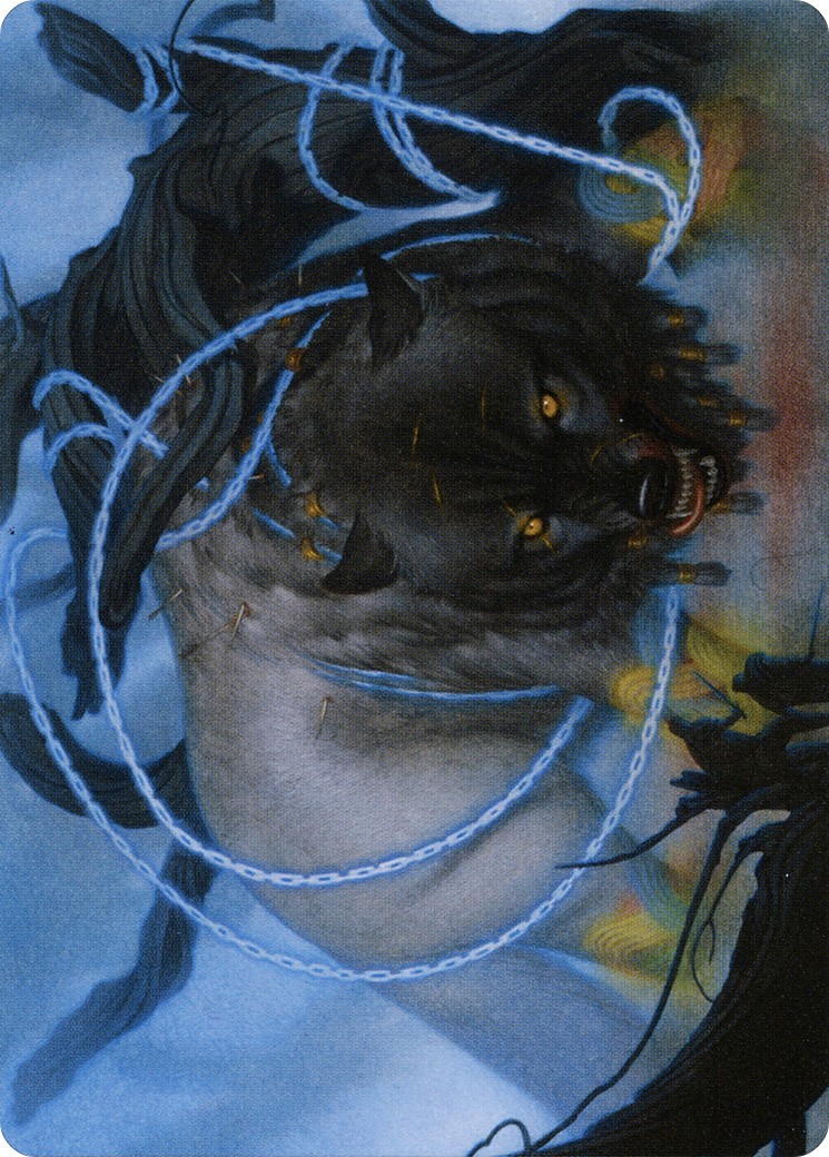 2021 Magic: The Gathering Kaldheim Art Series Bind the Monster // Bind the Monster #11 trading card