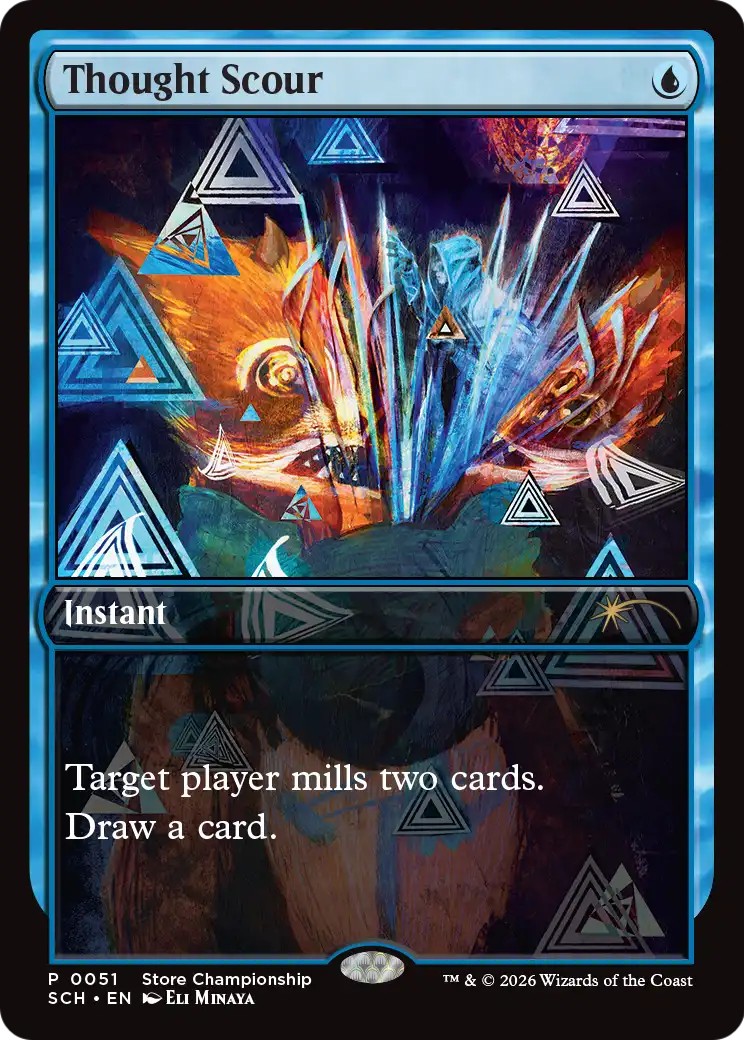 2026 Magic: The Gathering Store Championships Thought Scour #51 trading card