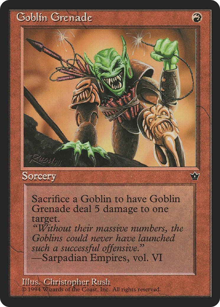 1994 Magic: The Gathering Fallen Empires 1994 Magic: The Gathering Fallen Empires #56c trading card