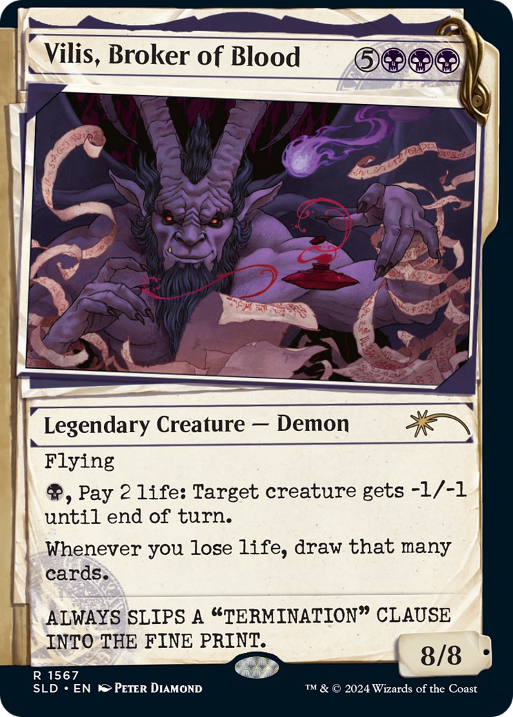 2024 Magic: The Gathering Secret Lair Drop 2024 Magic: The Gathering Secret Lair Drop #1567 trading card