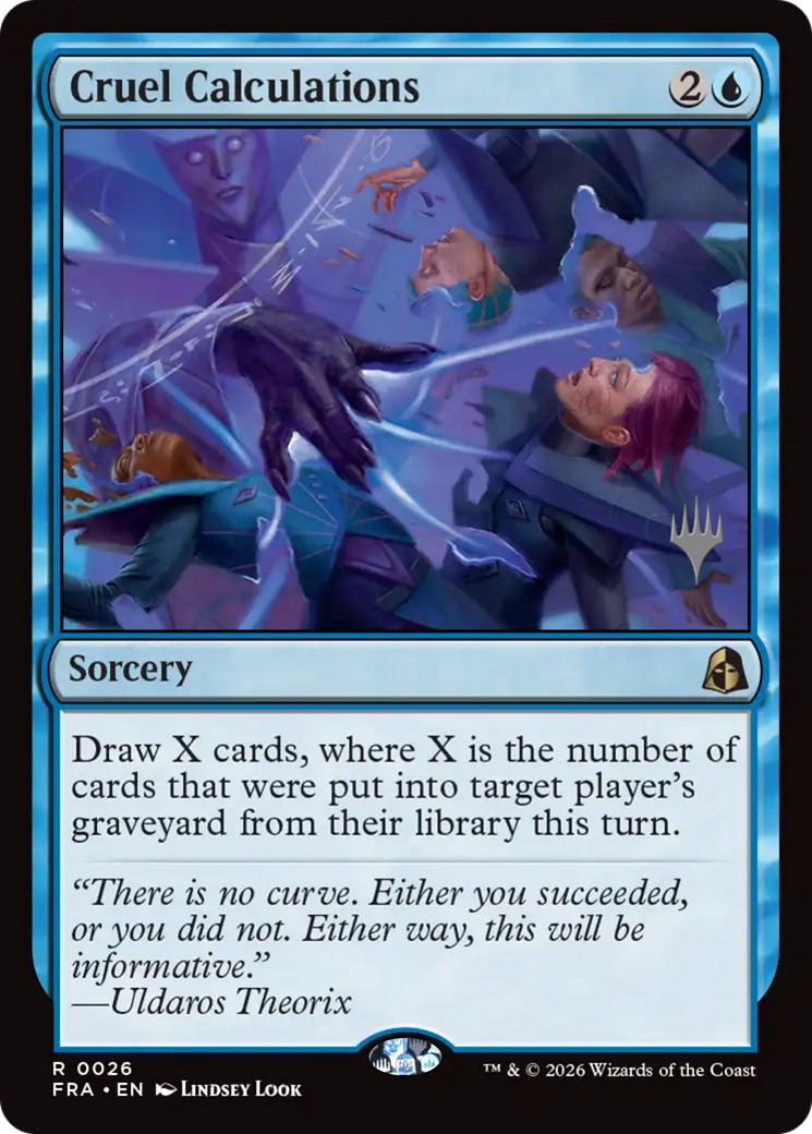 Cruel Calculations (Rare · Normal · Promo)