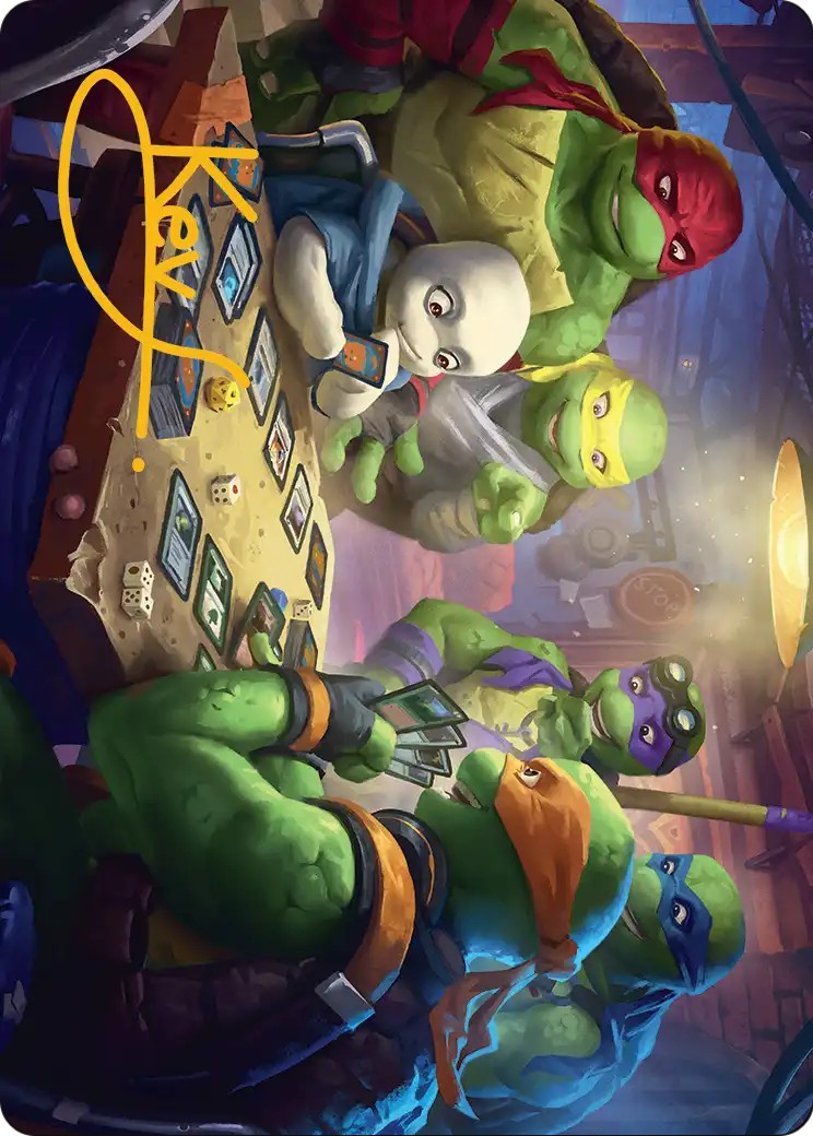 2026 Magic: The Gathering Teenage Mutant Ninja Turtles Art Series Lessons from Life // Lessons from Life #14 trading card