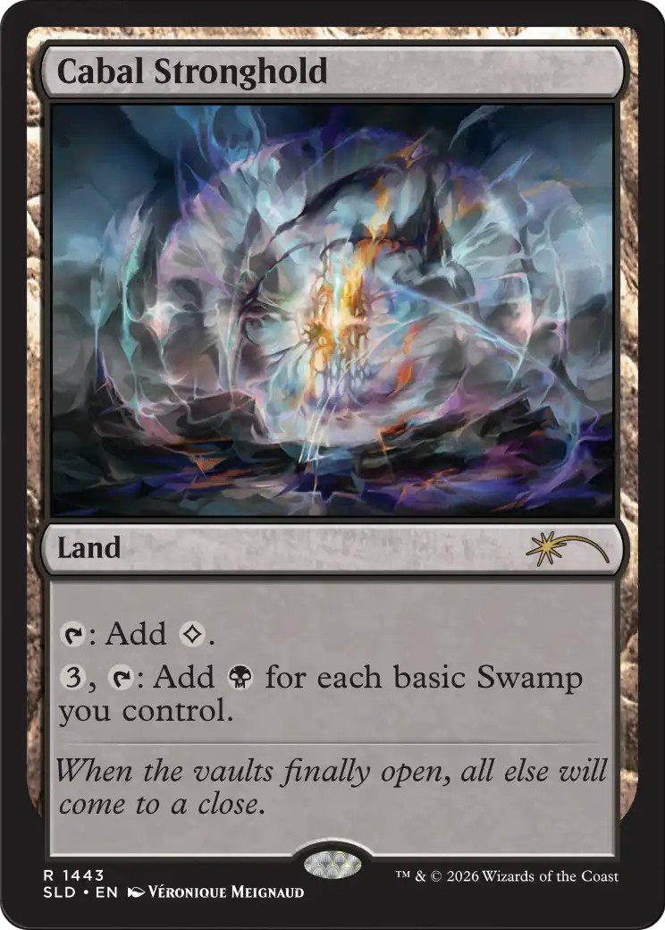 2026 Magic: The Gathering Secret Lair Drop Cabal Stronghold #1443 trading card