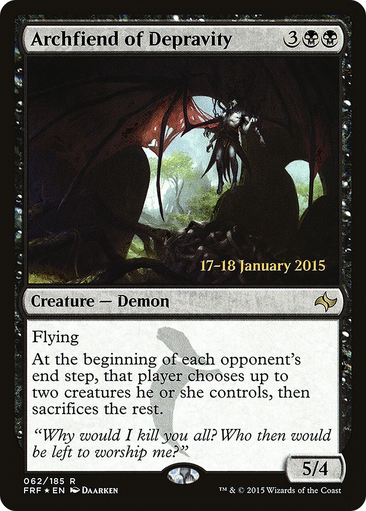 2015 Magic: The Gathering Fate Reforged Promos 2015 Magic: The Gathering Fate Reforged Promos #62s trading card