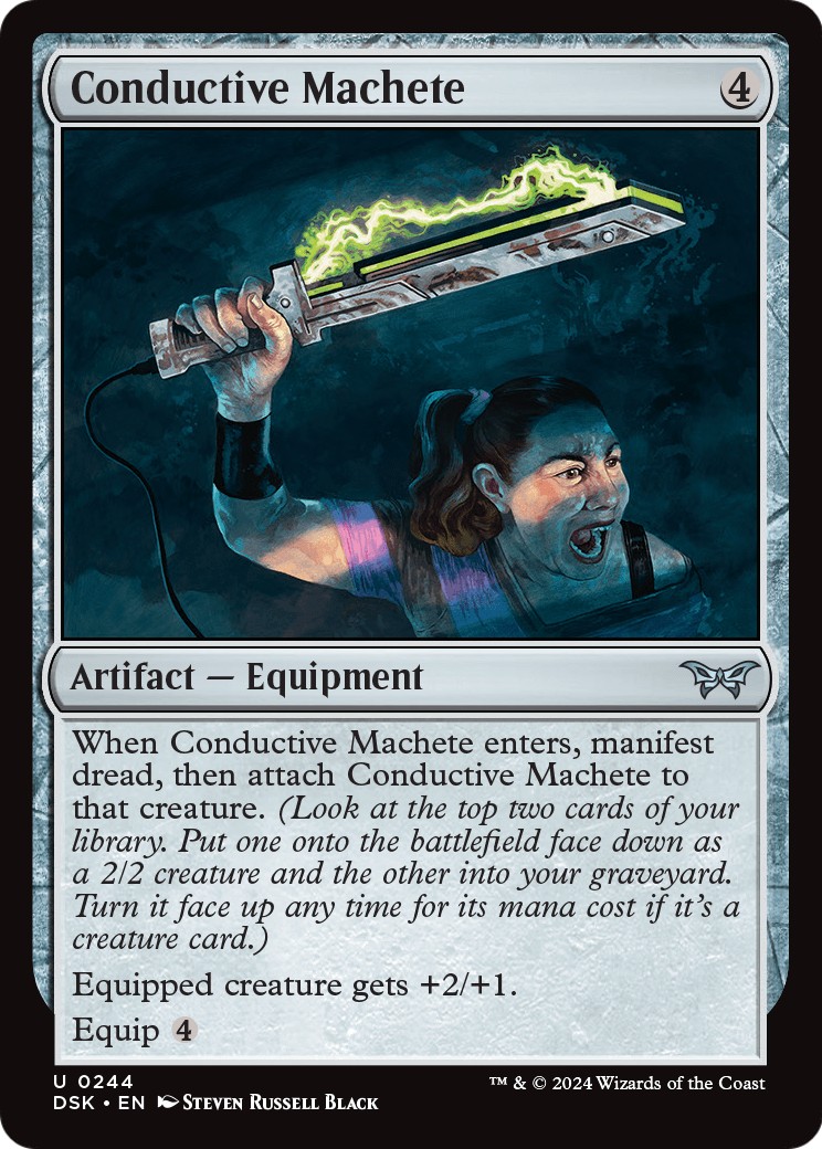 2024 Magic: The Gathering Duskmourn: House of Horror 2024 Magic: The Gathering Duskmourn: House of Horror #244 trading card