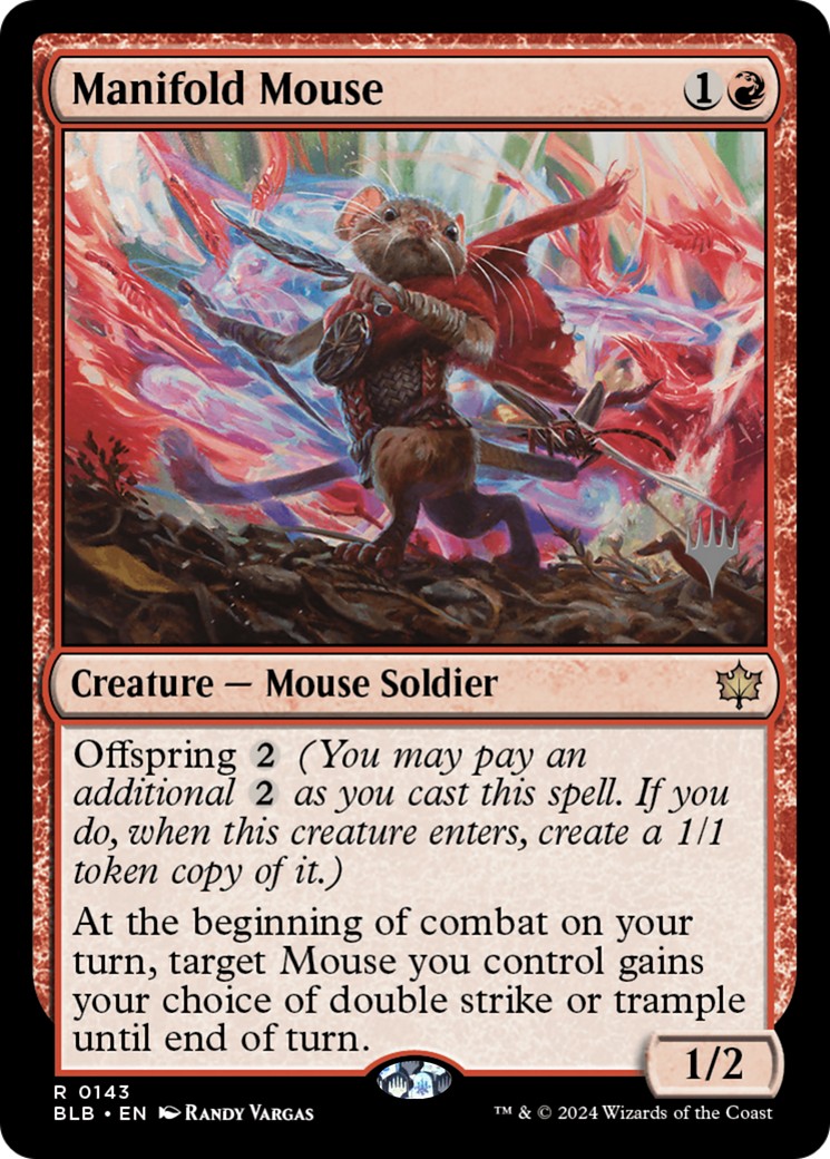 2024 Magic: The Gathering Bloomburrow Promos 2024 Magic: The Gathering Bloomburrow Promos #143p trading card