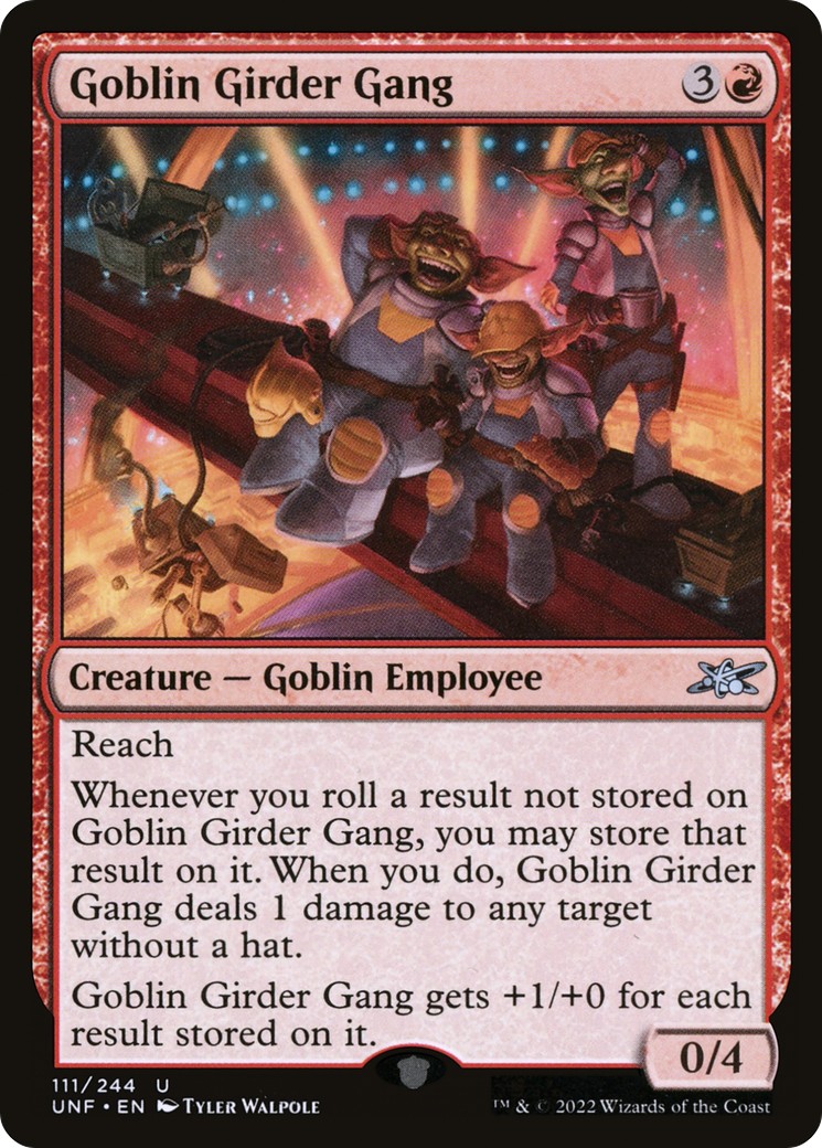 2022 Magic: The Gathering Unfinity 2022 Magic: The Gathering Unfinity #111 trading card