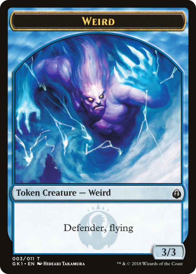 2018 Magic: The Gathering GRN Guild Kit Tokens Weird // Goblin #3 trading card
