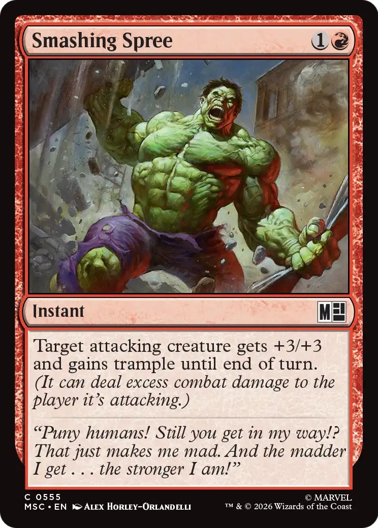 2026 Magic: The Gathering Marvel Super Heroes 2026 Magic: The Gathering Marvel Super Heroes #555 trading card