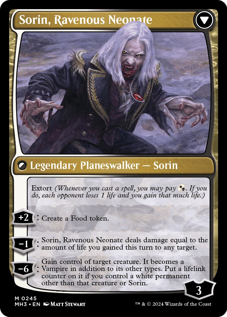 Sorin of House Markov // Sorin, Ravenous Neonate thumbnail 2