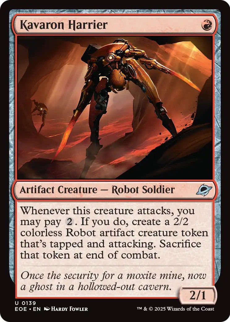 2025 Magic: The Gathering Edge of Eternities 2025 Magic: The Gathering Edge of Eternities #139 trading card