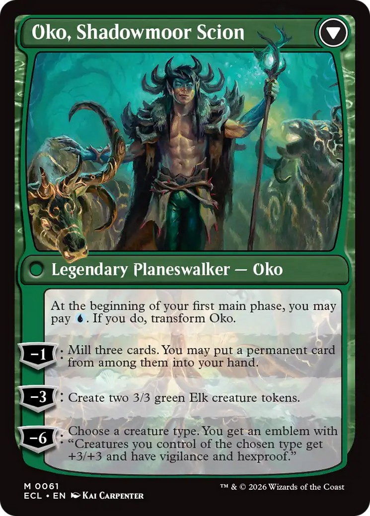 Oko, Lorwyn Liege // Oko, Shadowmoor Scion thumbnail 2