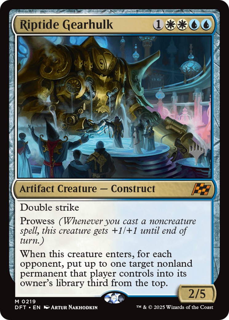 2025 Magic: The Gathering Aetherdrift Promos 2025 Magic: The Gathering Aetherdrift Promos #219p trading card