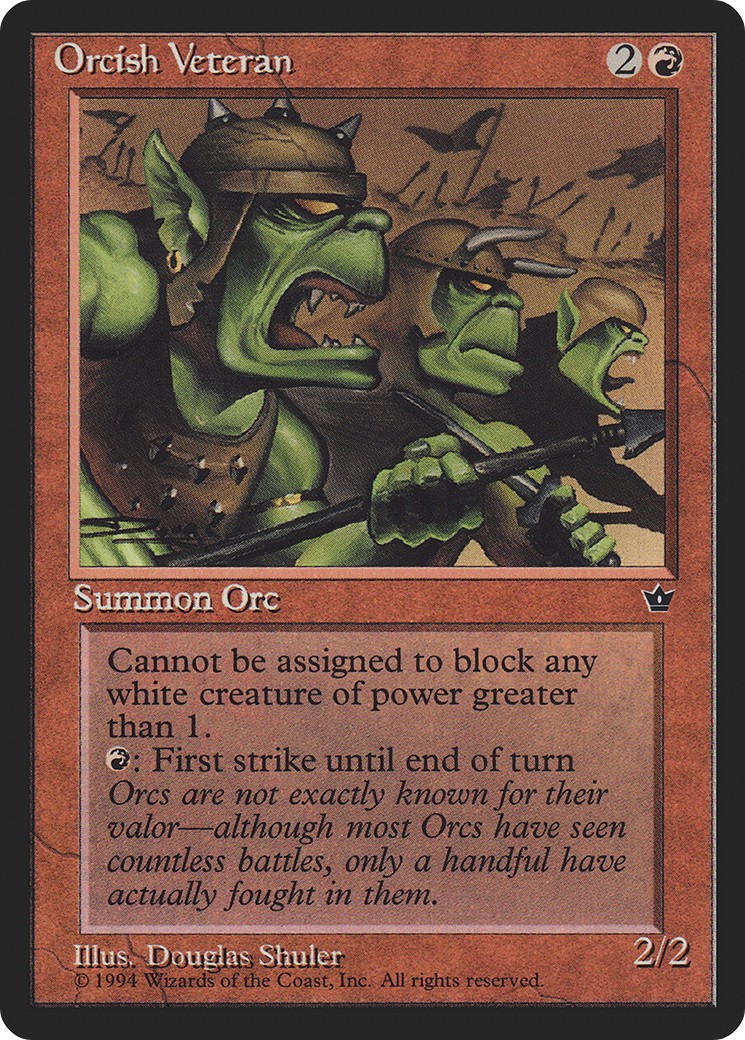 1994 Magic: The Gathering Fallen Empires 1994 Magic: The Gathering Fallen Empires #62a trading card