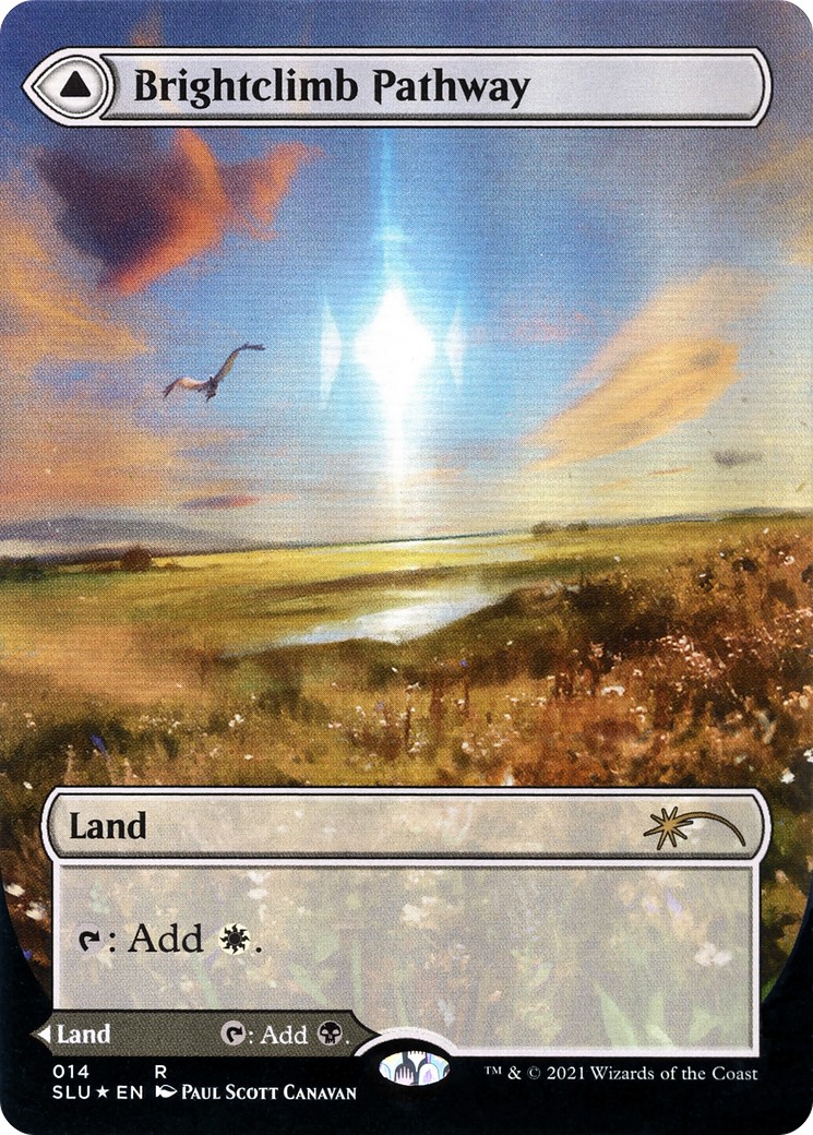 2021 Magic: The Gathering Secret Lair: Ultimate Edition Brightclimb Pathway // Grimclimb Pathway #14 trading card