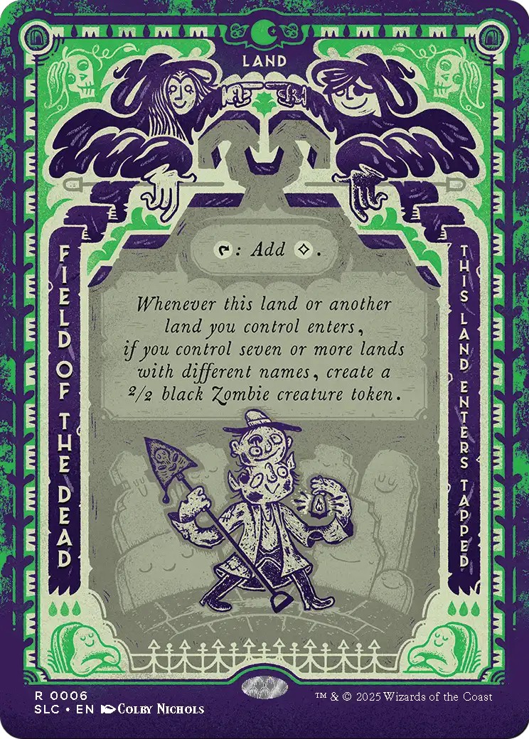 2025 Magic: The Gathering Secret Lair Countdown 2025 Magic: The Gathering Secret Lair Countdown #6 trading card