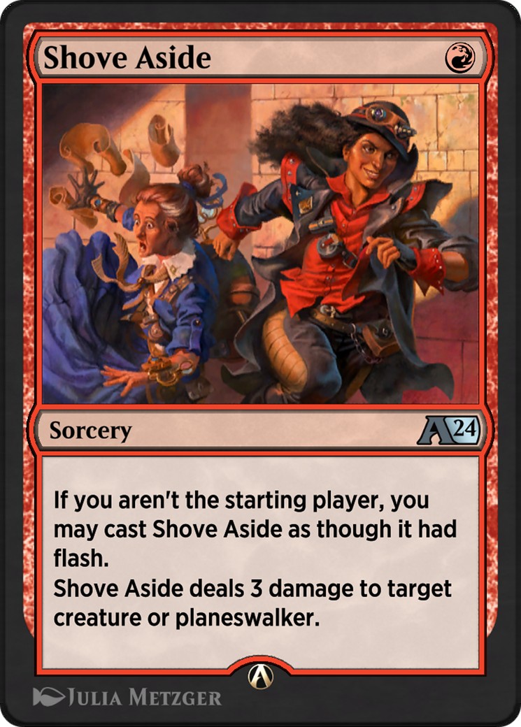 2024 Magic: The Gathering Alchemy: Murders at Karlov Manor Shove Aside #16 trading card