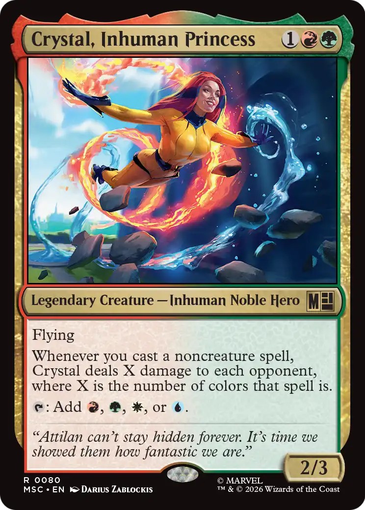 2026 Magic: The Gathering Marvel Super Heroes 2026 Magic: The Gathering Marvel Super Heroes #80 trading card