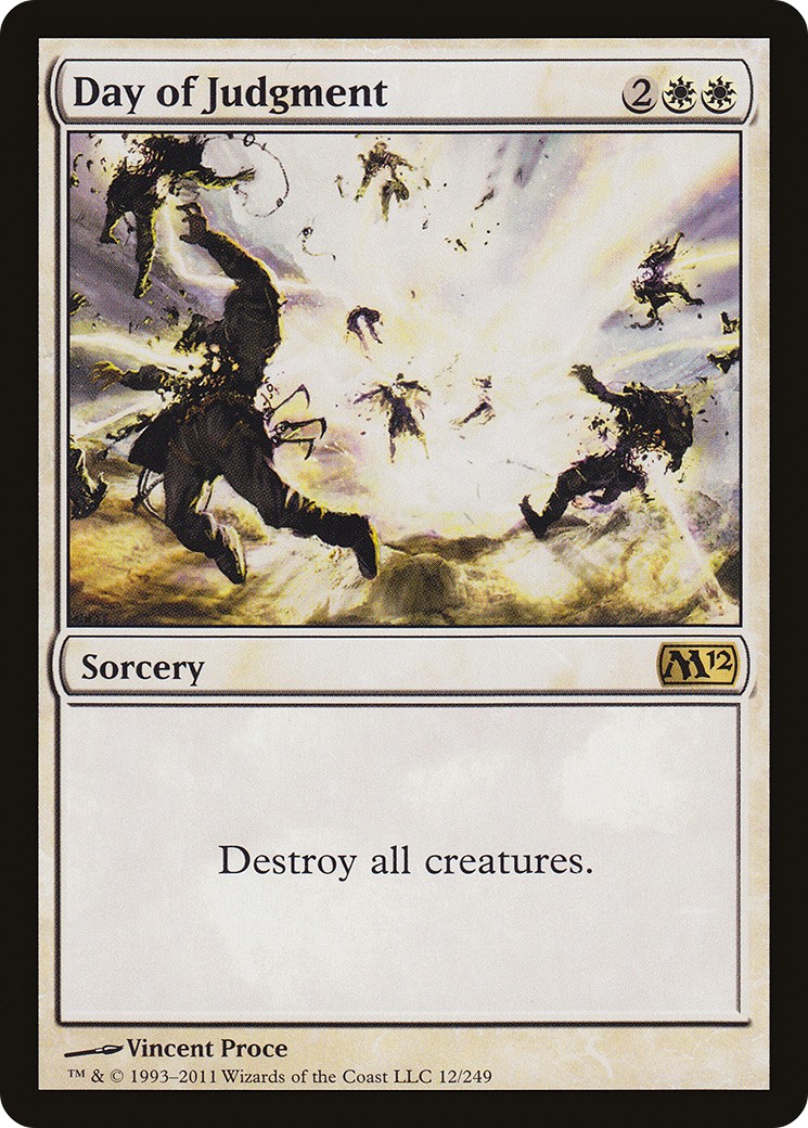 2011 Magic: The Gathering Magic 2012 Day of Judgment #12 trading card
