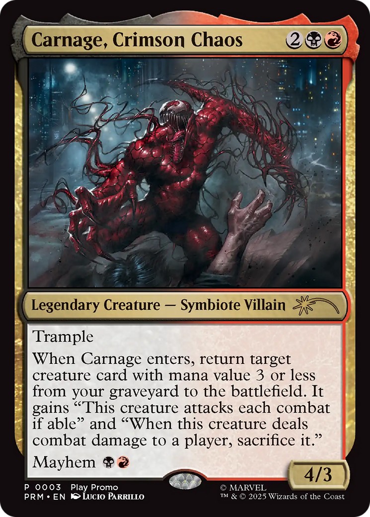 2025 Magic: The Gathering Wizards Play Network Carnage, Crimson Chaos #13 trading card