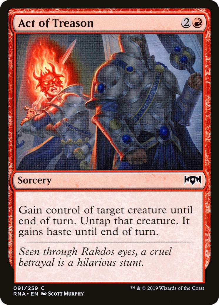 2019 Magic: The Gathering Ravnica Allegiance 2019 Magic: The Gathering Ravnica Allegiance #91 trading card