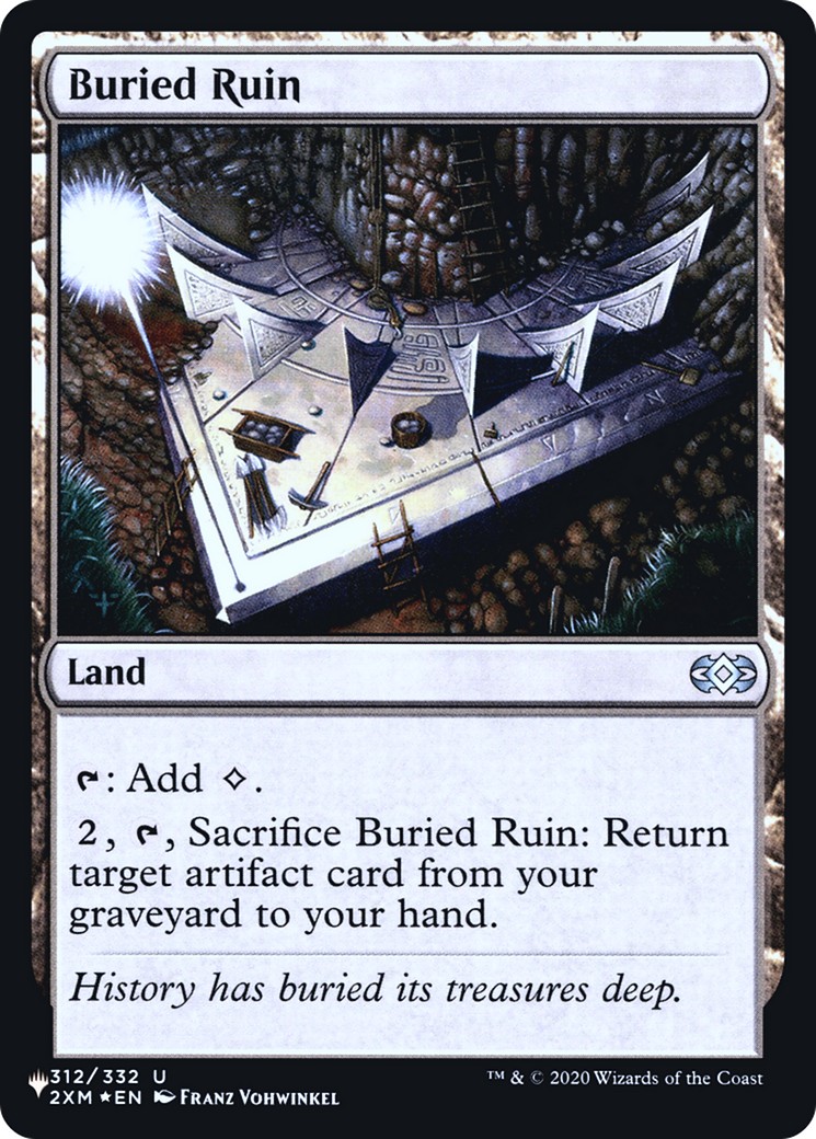 2021 Magic: The Gathering The List Buried Ruin #2XM-312 trading card