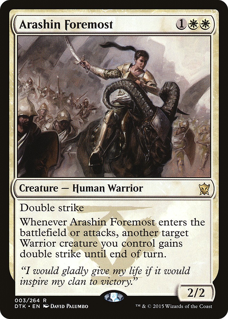 2015 Magic: The Gathering Dragons of Tarkir 2015 Magic: The Gathering Dragons of Tarkir #3 trading card