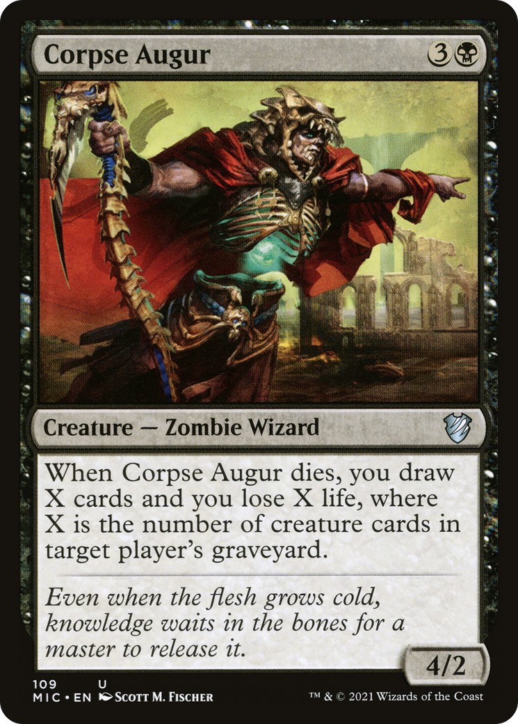 2021 Magic: The Gathering Midnight Hunt 2021 Magic: The Gathering Midnight Hunt #109 trading card