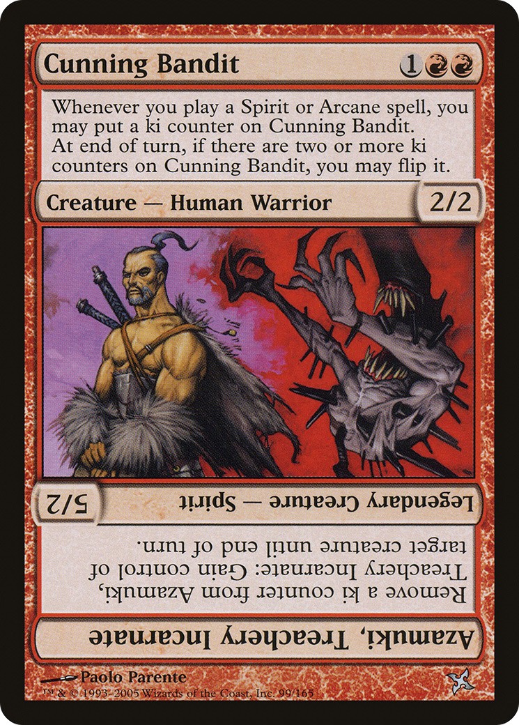 Cunning Bandit // Azamuki, Treachery Incarnate - Image 1