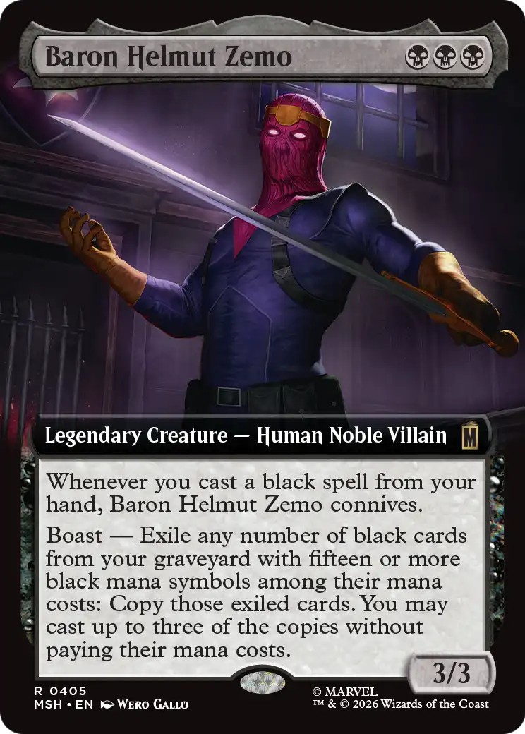 2026 Magic: The Gathering Marvel Super Heroes 2026 Magic: The Gathering Marvel Super Heroes #405 trading card