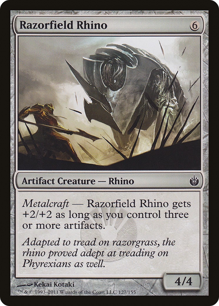 2011 Magic: The Gathering Mirrodin Besieged 2011 Magic: The Gathering Mirrodin Besieged #127 trading card
