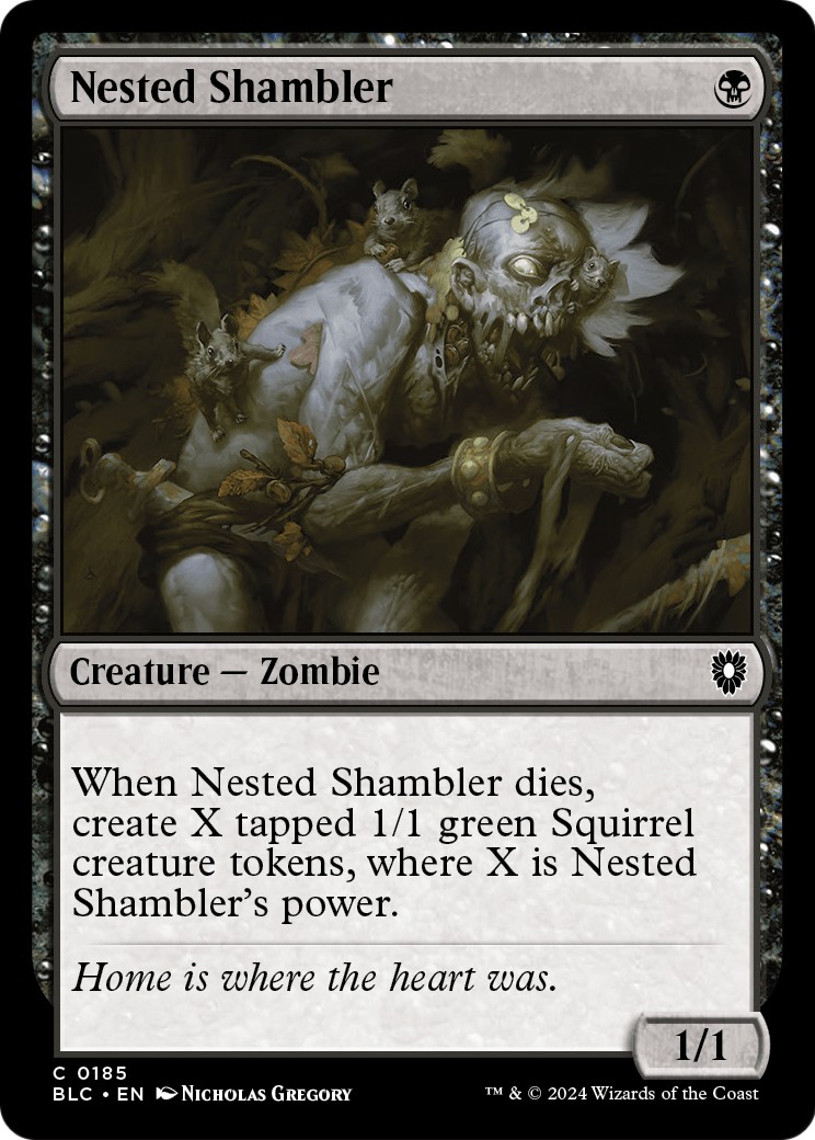 2024 Magic: The Gathering Bloomburrow 2024 Magic: The Gathering Bloomburrow #185 trading card