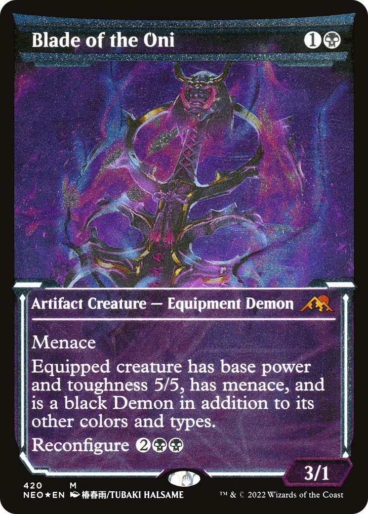2022 Magic: The Gathering Kamigawa: Neon Dynasty 2022 Magic: The Gathering Kamigawa: Neon Dynasty #420 trading card
