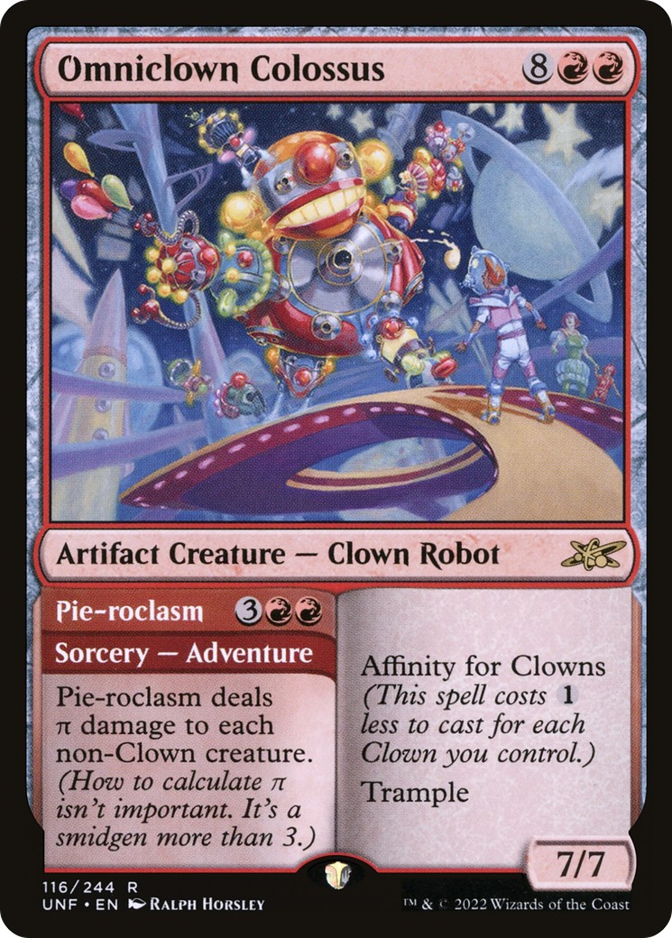 2022 Magic: The Gathering Unfinity 2022 Magic: The Gathering Unfinity #116 trading card