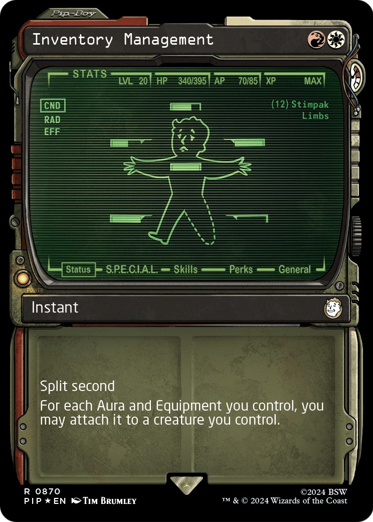 2024 Magic: The Gathering Fallout 2024 Magic: The Gathering Fallout #870 trading card