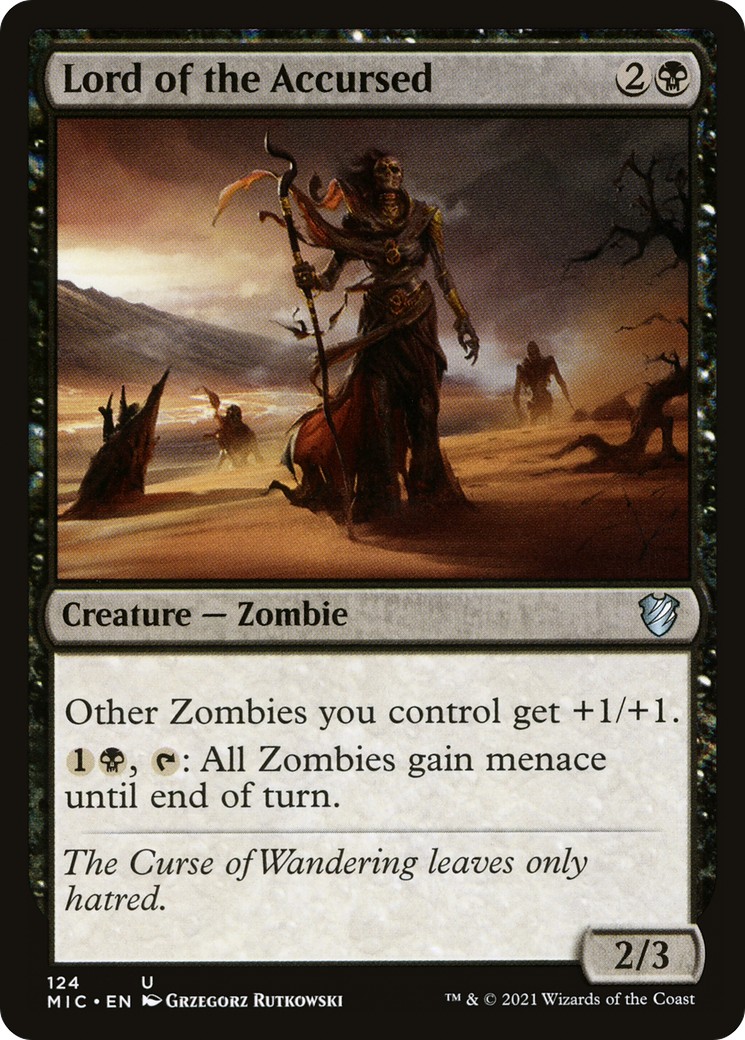 2021 Magic: The Gathering Midnight Hunt 2021 Magic: The Gathering Midnight Hunt #124 trading card