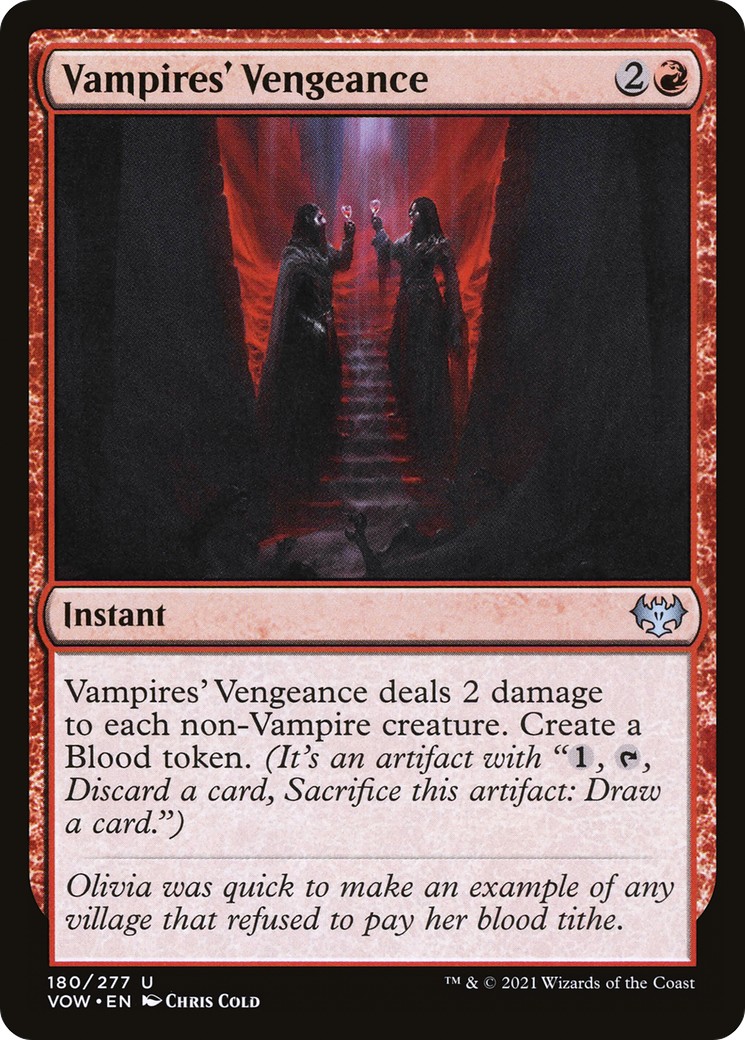 2021 Magic: The Gathering Innistrad: Crimson Vow 2021 Magic: The Gathering Innistrad: Crimson Vow #180 trading card