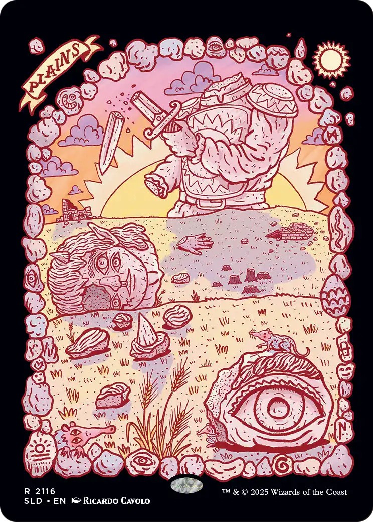 2026 Magic: The Gathering Secret Lair Drop Plains #2116 trading card