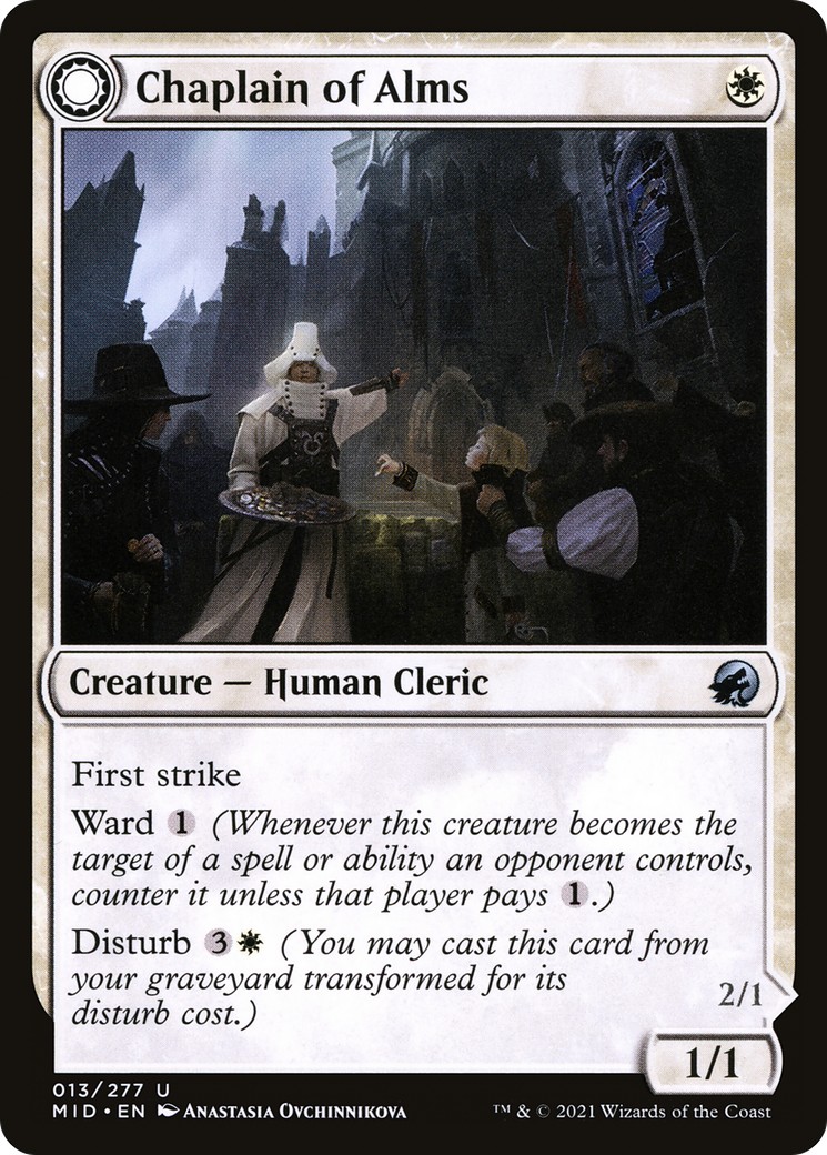 2021 Magic: The Gathering Innistrad: Midnight Hunt 2021 Magic: The Gathering Innistrad: Midnight Hunt #13 trading card