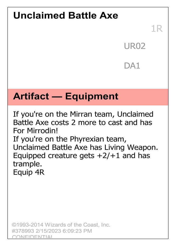 Unclaimed Battle Axe - Image 1