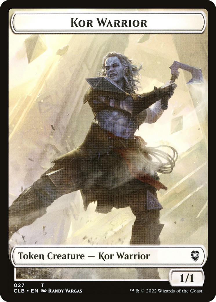 2022 Magic: The Gathering Battle for Baldur's Gate Tokens 2022 Magic: The Gathering Battle for Baldur's Gate Tokens #27 tradi