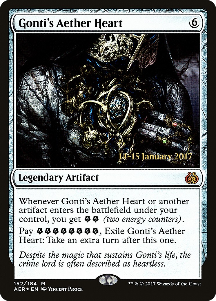 2017 Magic: The Gathering Aether Revolt Promos 2017 Magic: The Gathering Aether Revolt Promos #152s trading card