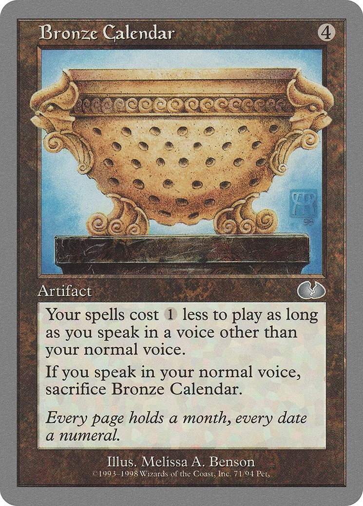 Bronze Calendar - Image 1