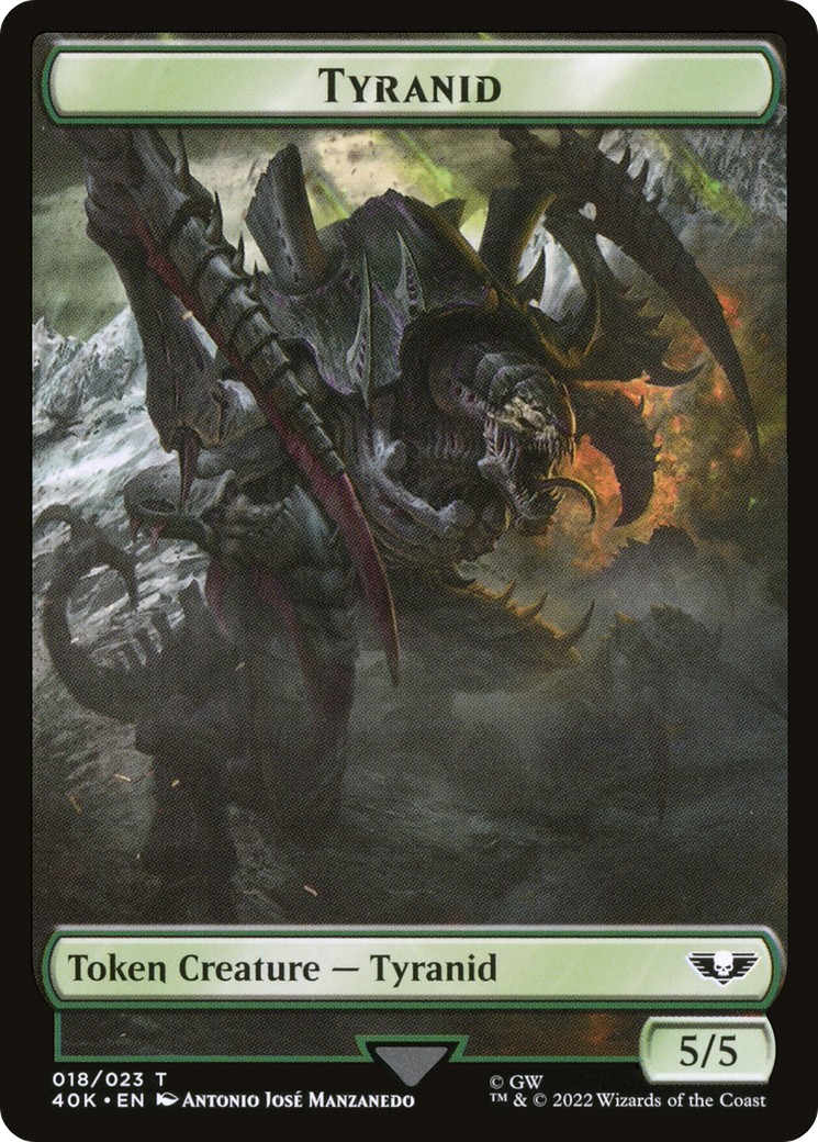 2022 Magic: The Gathering Warhammer 40,000 Tokens 2022 Magic: The Gathering Warhammer 40,000 Tokens #18 trading card