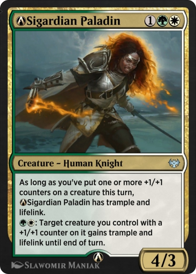 2022 Magic: The Gathering Innistrad: Crimson Vow A-Sigardian Paladin #A-247 trading card