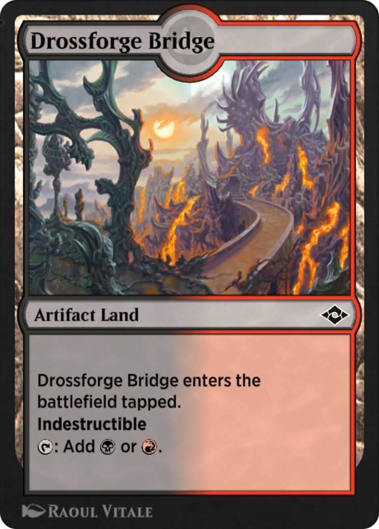 2022 Magic: The Gathering Historic Anthology 6 Drossforge Bridge #12 trading card